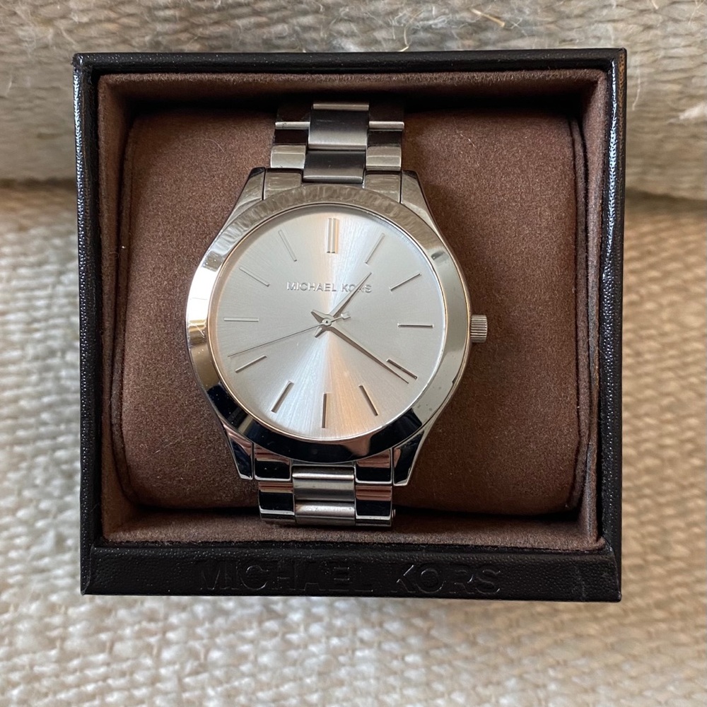 Michael Kors Women's Runway Silver Watch Mk3178